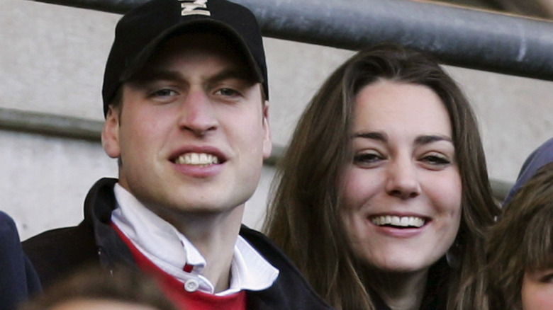 Prince William and Kate Middleton smiling