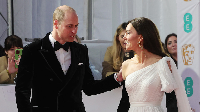 Prince William and Kate Middleton smiling