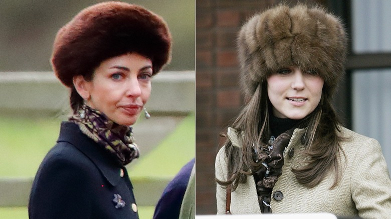 Rose Hanbury and Kate Middleton fur hats