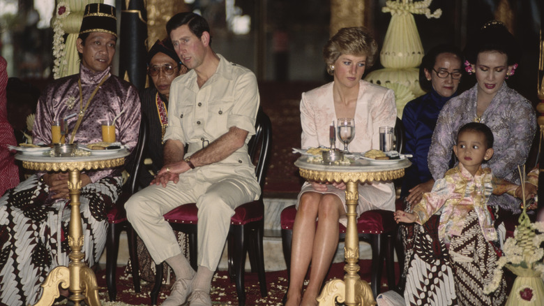 Diana and Charles in Indonesia 