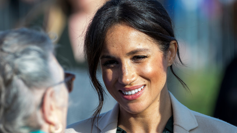 Meghan Markle smiling