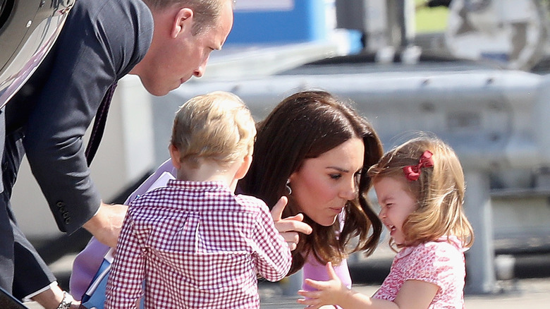 William, Kate, and their kids