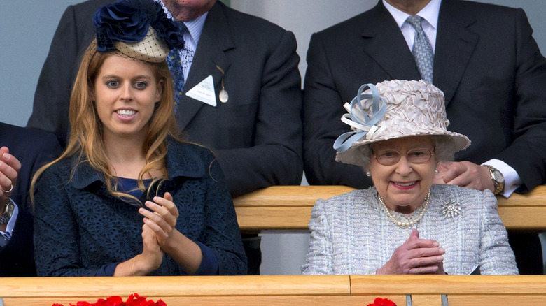 Princess Beatrice and Queen Elizabeth