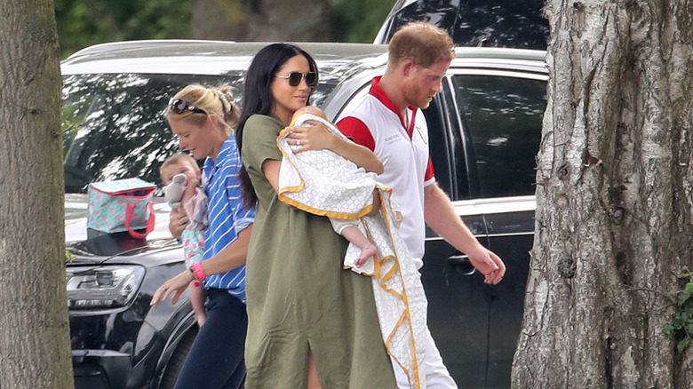 royals Meghan Markle, Prince Harry, and Prince Archie