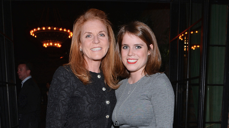 royals Sarah Ferguson and Princess Eugenie