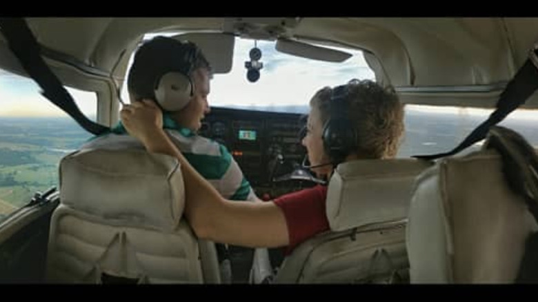 John-David and Abbie Duggar in plane