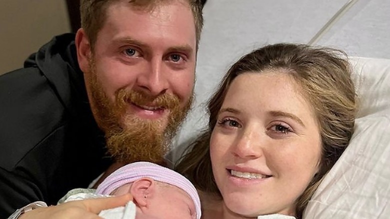 Austin and Joy-Anna Forsyth with baby