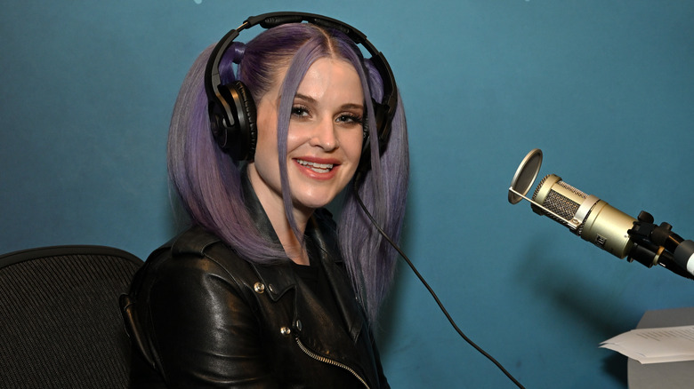 Kelly Osbourne speaking on a radio show