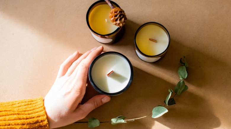 An assortment of candles