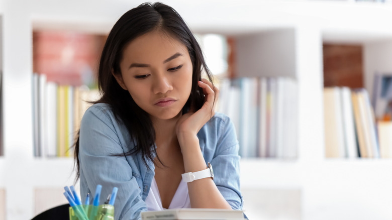 woman making decision