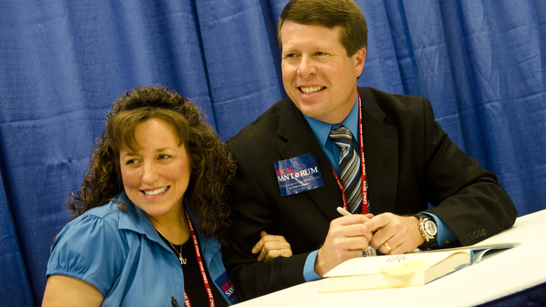 Jim Bob and Michelle Duggar smiling