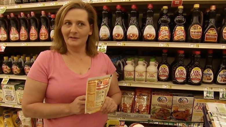 Woman in store on "Extreme Couponing"