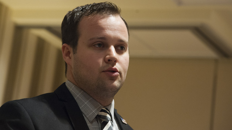 Josh Duggar speaking at event