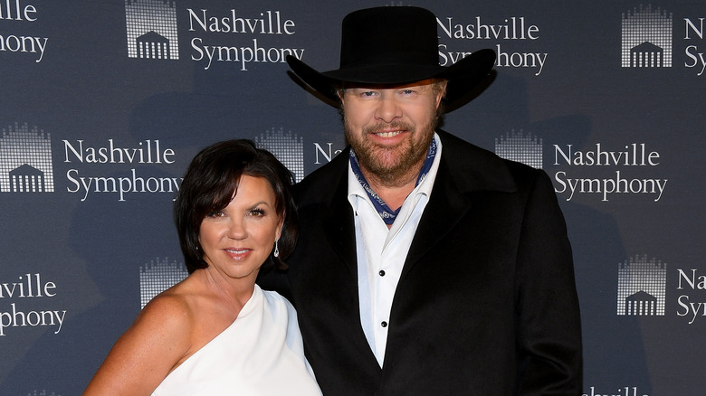 Tricia Lucus and Toby Keith