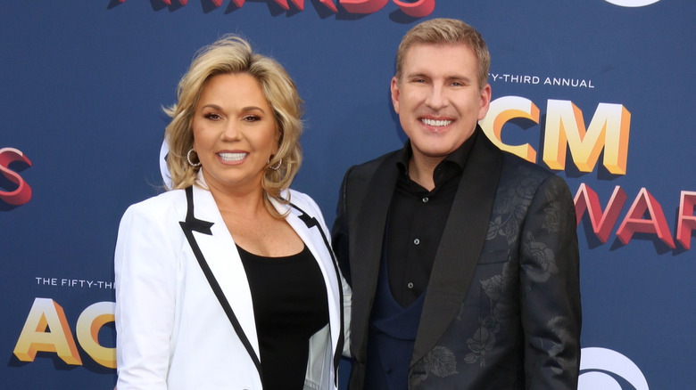 Julie and Todd Chrisley smiling