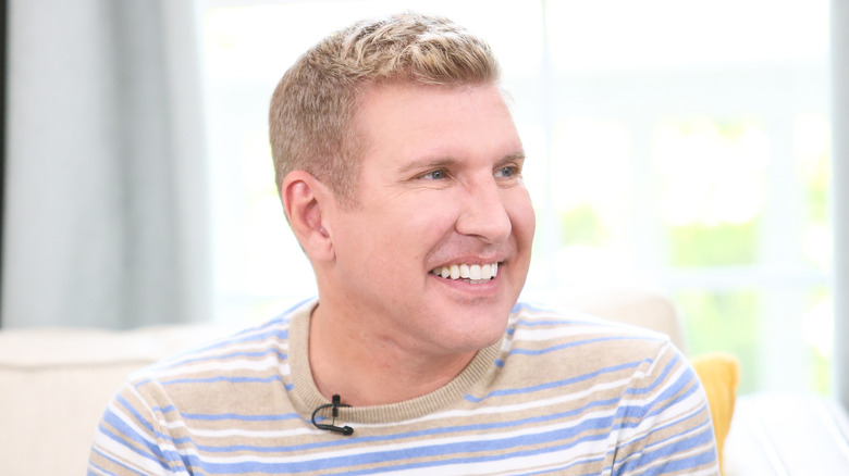 Todd Chrisley being interiewed