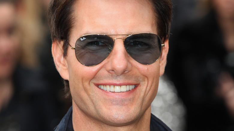 Tom Cruise wearing sunglasses