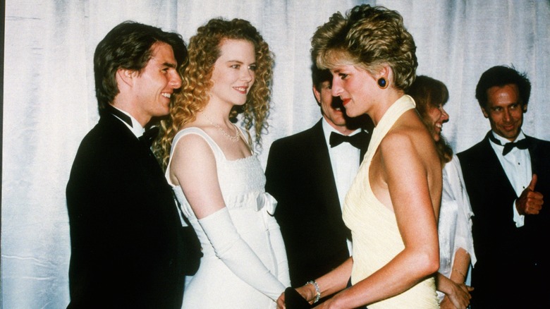 Tom Cruise, Nicole Kidman, and Princess Diana at Far and Away premiere