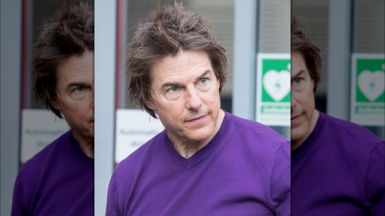 Tom Cruise with wild hair in June 2024 