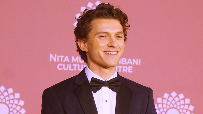 Tom Holland smiling