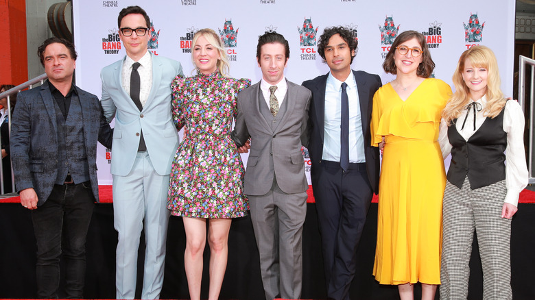 The Big Bang Theory cast posing together