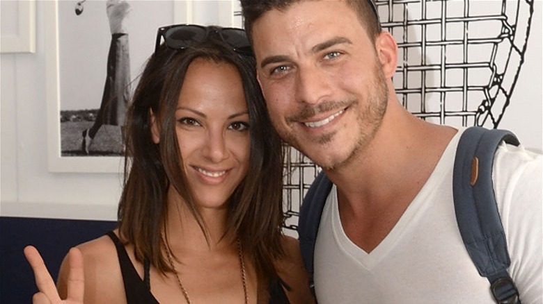 Kristen Doute and Jax Taylor posing together