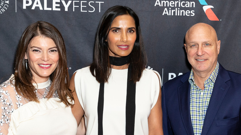 Judges of Top Chef: Gail Simmons, Padma Lakshmi and Tom Colicchio