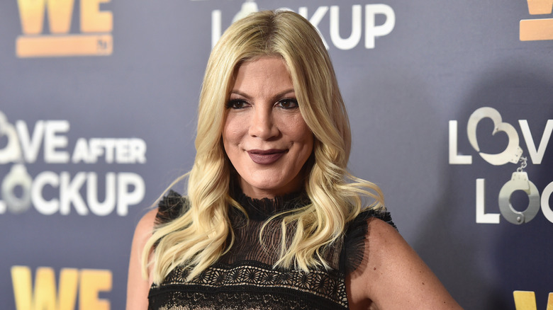 Tori Spelling on the red carpet 