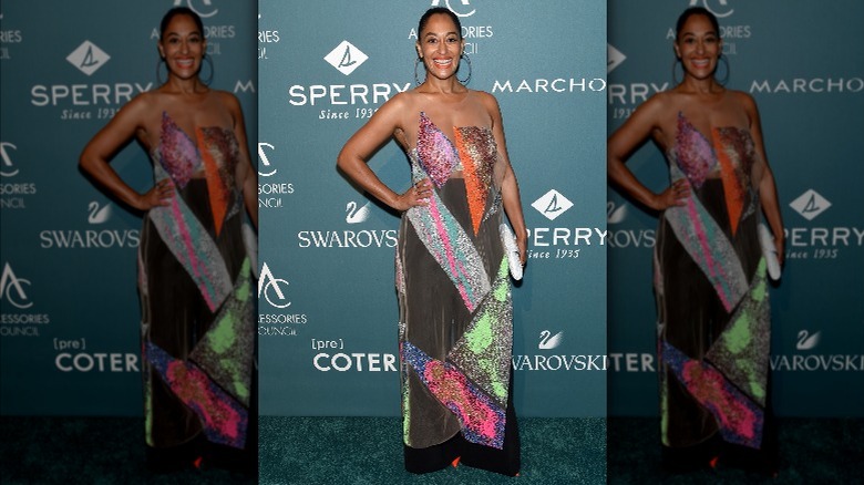 Tracee Ellis Ross in colorful dress