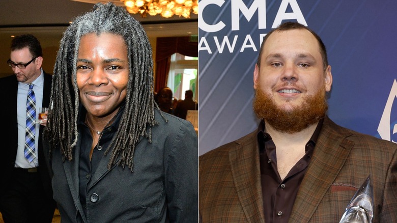 Tracy Chapman Luke Combs smiling