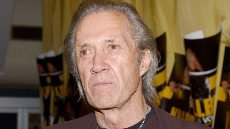 David Carradine closeup