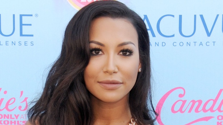 Naya Rivera on a step and repeat