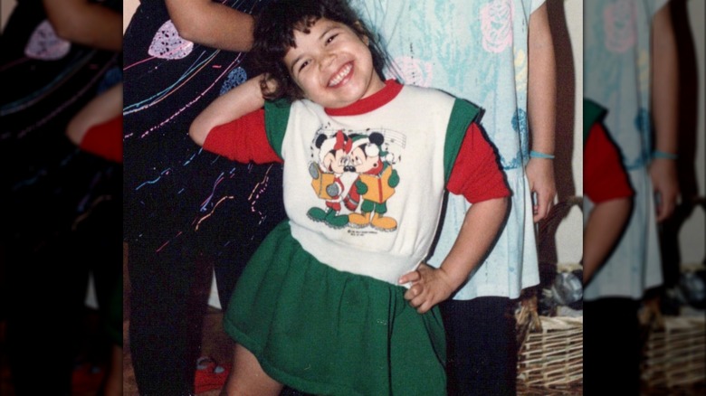 America Ferrera as a youngster 