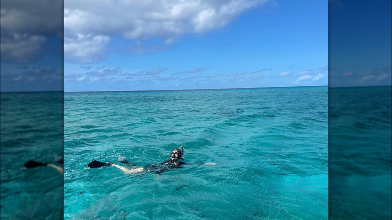 Amy Schumer in the water