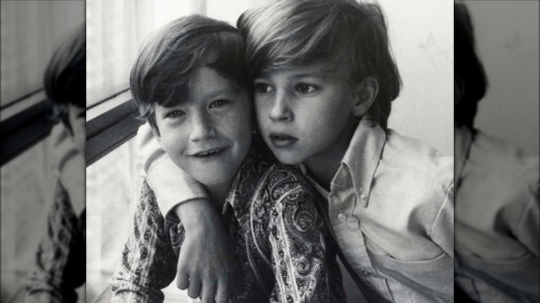 Anderson and Carter Cooper as children