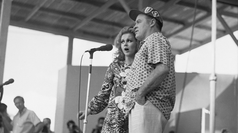 Ann-Margret performing with USO