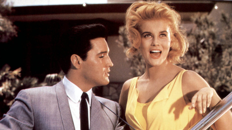 Ann-Margret performing with Elvis