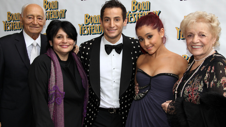 Frank Grande, Joan Grande, Frankie Grande, Ariana Grande and Marjorie Grande in 2011