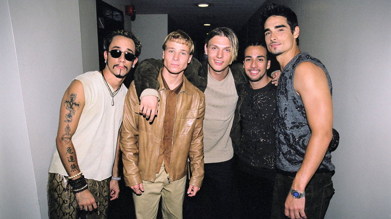 The Backstreet Boys at the MTV Awards in 1999.