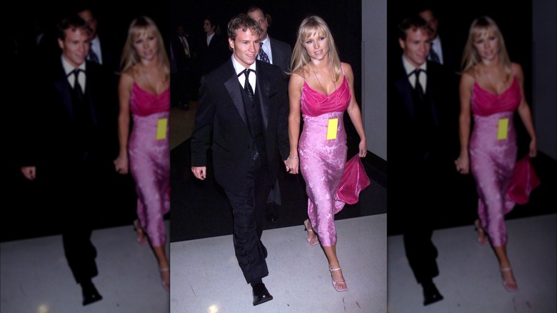 Brian Littrell and Leighanne Littrell at the Grammy Awards in Los Angeles, 2000.