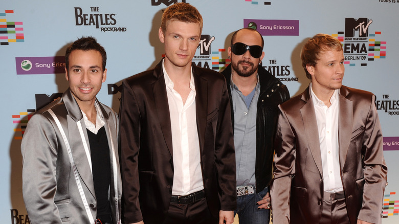 The Backstreet Boys at the MTV European Music Awards, 2009.