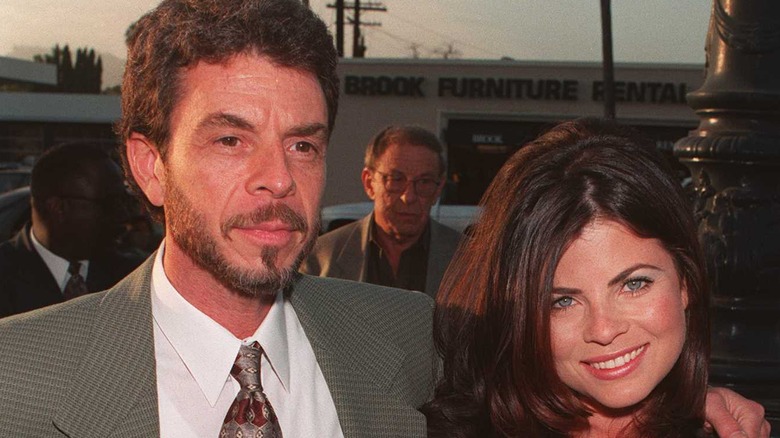 Yasmine Bleeth and her father