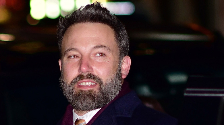 Ben Affleck with a puffy face and beard