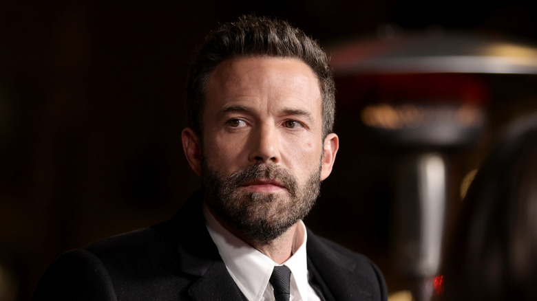 Ben Affleck with beard in a tux