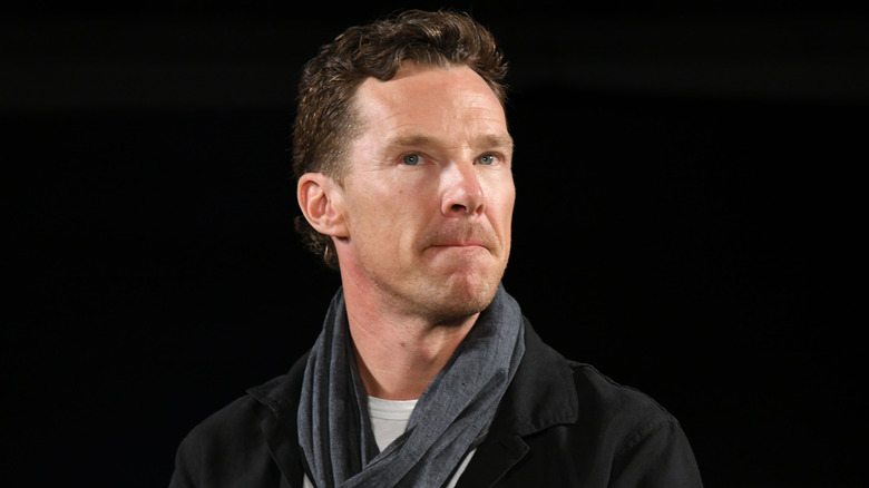 Benedict Cumberbatch at Tokyo Comic Con with a black background