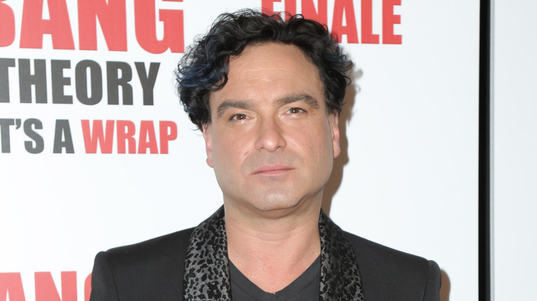 Johnny Galecki posing red carpet