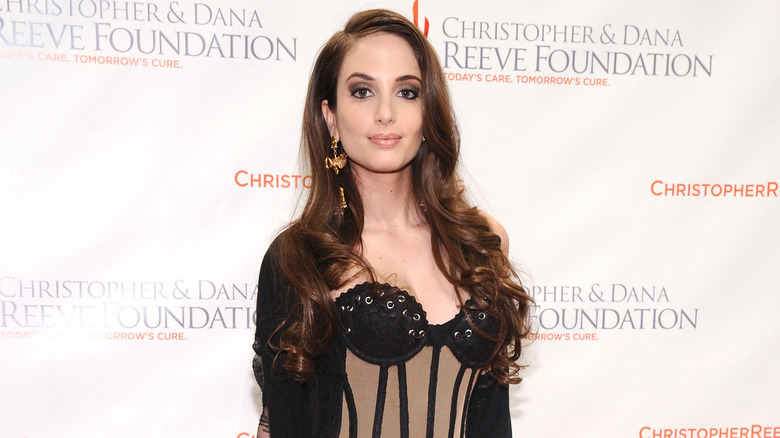 Alexa Ray Joel wearing corset