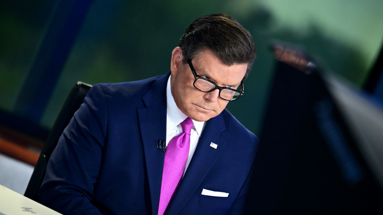 Bret Baier with glasses hosting Special Report in 2000s