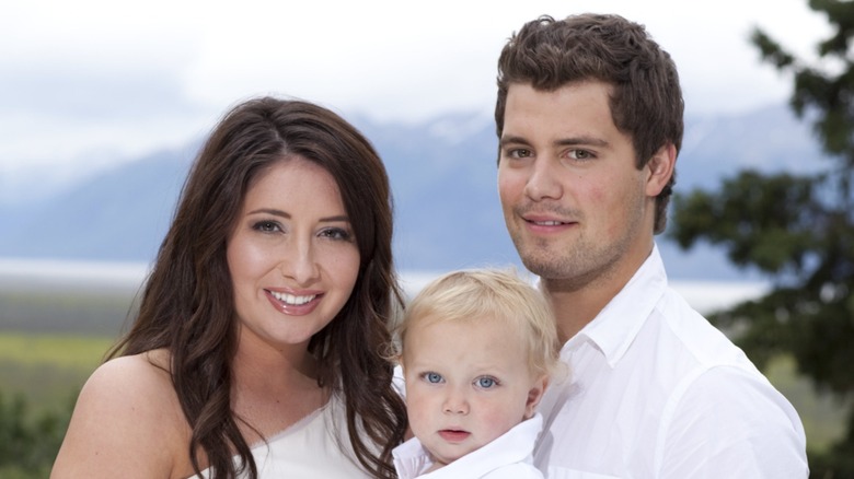 Bristol Palin with Levi Johnston and their son