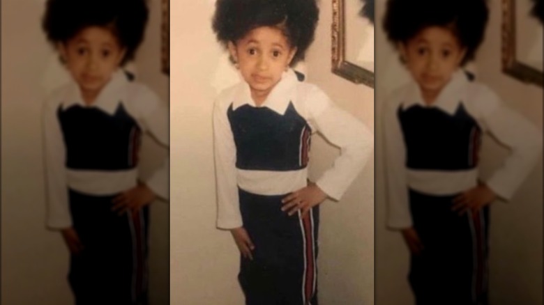 Cardi B as a child 